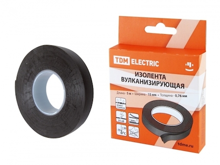 TDM ELECTRIC SQ0526-0601 Изолента вулканизирующая 15 мм 5 метров TDM